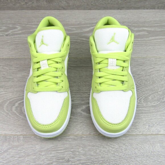 Air Jordan 1 Low SE Summit White Limelight Womens Size 8.5 NEW - Picture 4 of 14
